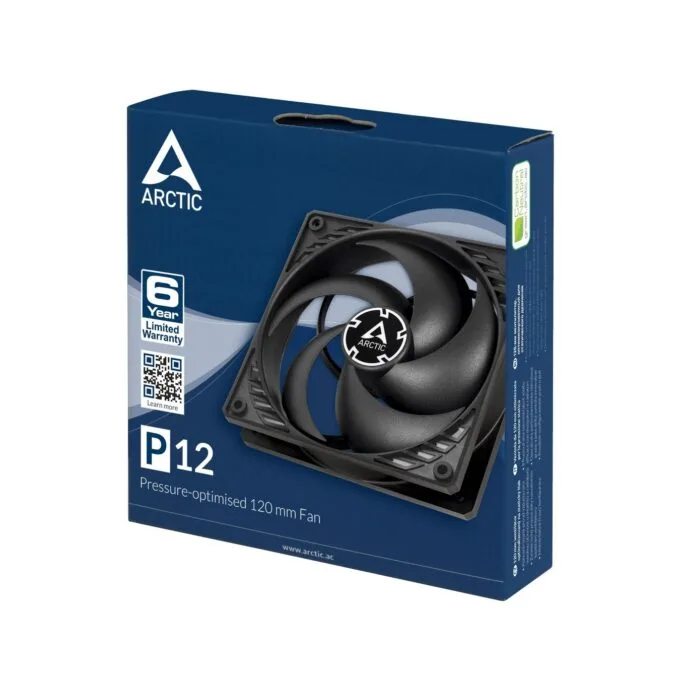 Arctic P12 PWM 120x120x25mm 1800 RPM Black — image 5