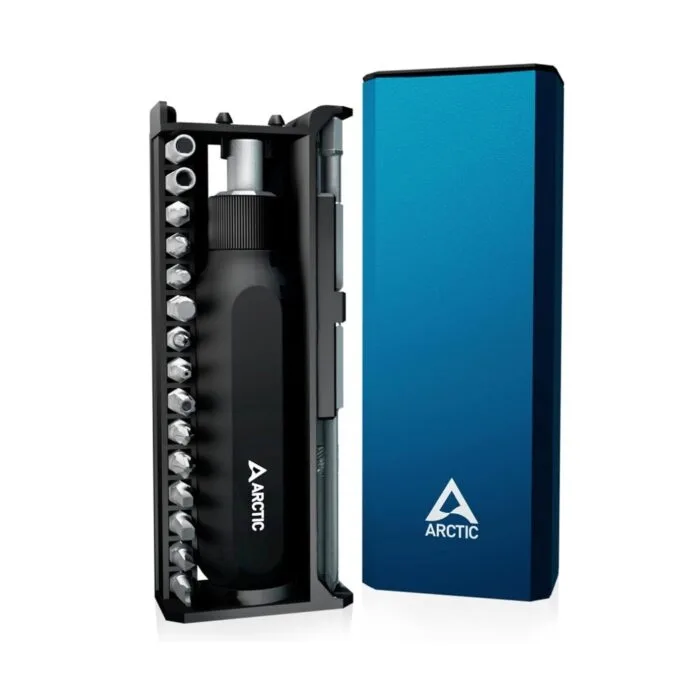 Arctic Ratchet Screwdriver Toolkit - Magnetic Bit Holder - 23 magnetic bits - adjustable function — image 1