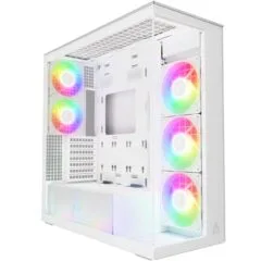 Arctic Xtender (White) Transparent window - Mid Tower PC Case with GPU Vertical Mount