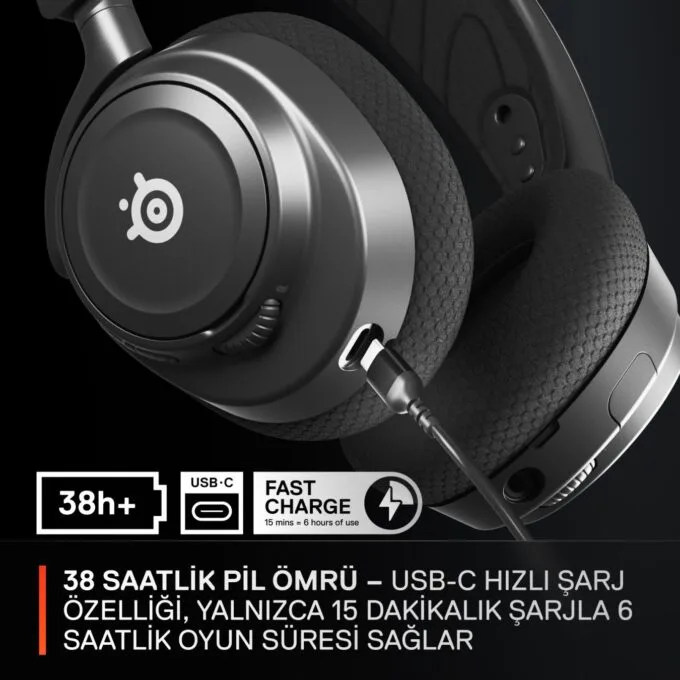 Arctis Nova 7 Wireless - Over-Ear Gaming Headset - Virtual Surround — image 7