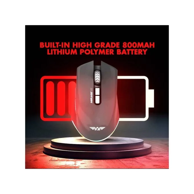 Armaggeddon 7B MIRAGE VII Tri-Mode Gaming Mouse Black — image 2