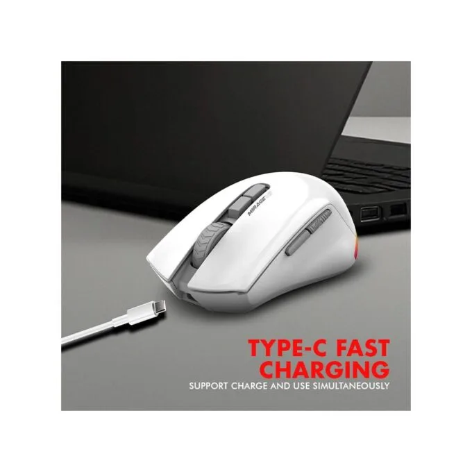 Armaggeddon 7B MIRAGE VII Tri-Mode Gaming Mouse Black — image 8