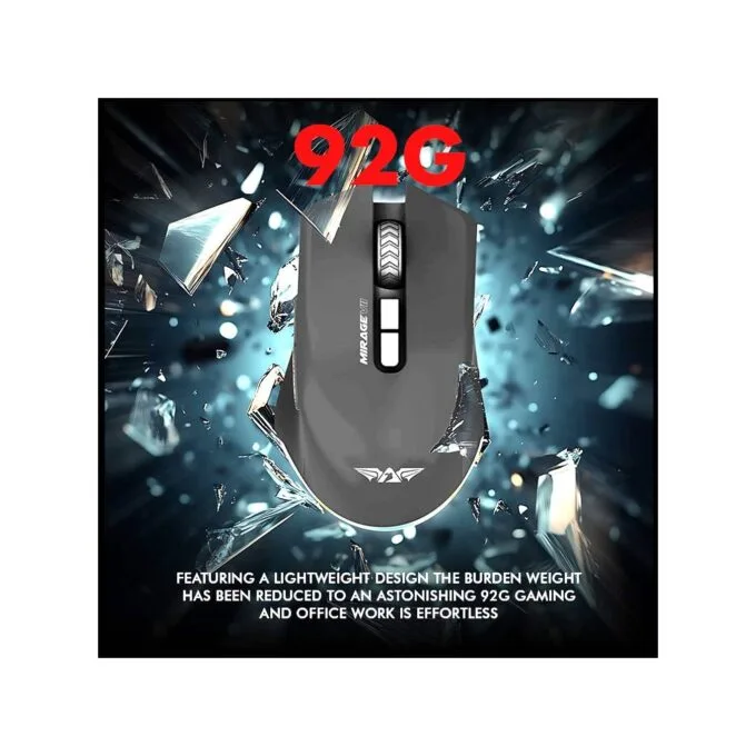 Armaggeddon 7B MIRAGE VII Tri-Mode Gaming Mouse Black — image 9