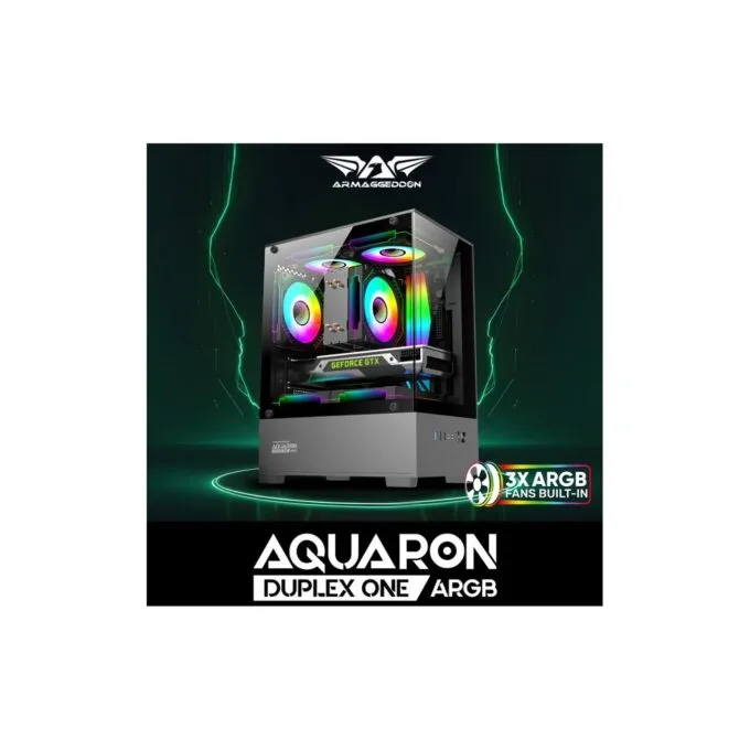 Armaggeddon Aquaron Duplex ONE White M-ATX +3xARGB — image 11