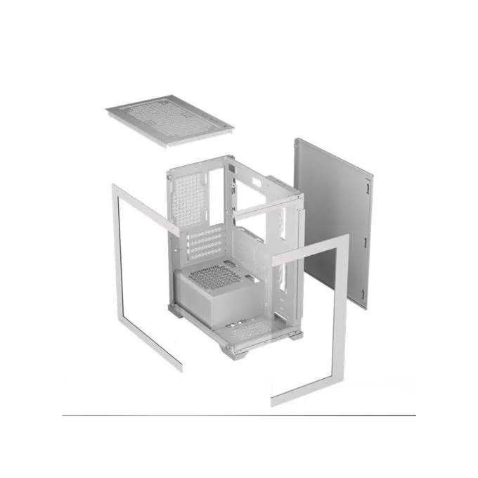 Armaggeddon Aquaron MicroATX Gaming Case White - Micro ATX, White — image 7