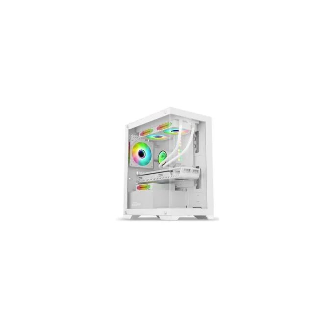 Armaggeddon Aquaron MicroATX Gaming Case White - Micro ATX, White — image 1