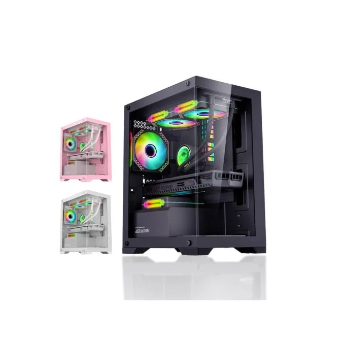 Armaggeddon Aquaron MicroATX Gaming Case White - Micro ATX, White — image 8