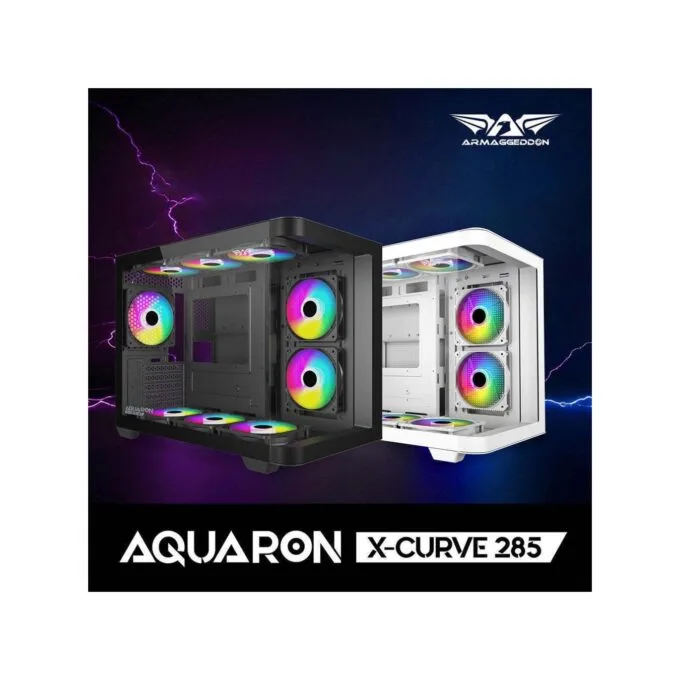 Armaggeddon Aquaron X-Curve 285 M-ATX White — image 2