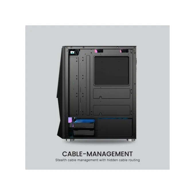 Armaggeddon Gaming Case TRITRON 3 ATX 3xARGB White — image 4