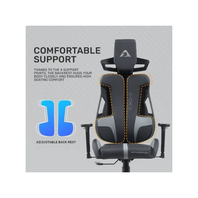 Armaggeddon Gaming Chair EXO-III PU Leather Honey Bourbon — image 4