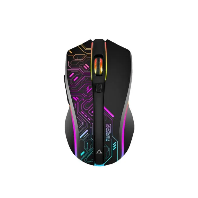Armaggeddon Mikoyan Foxbat-III Cyberpunk Black Wireless Gaming Mouse — image 1