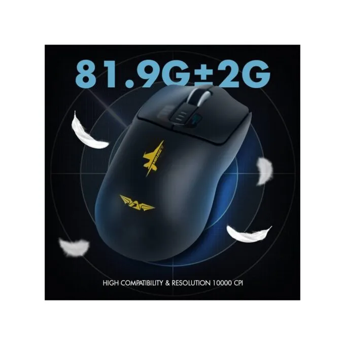 Armaggeddon Mirage V Wired+2.4G+BT Rechargeable Gaming Mouse 10000 CPI Black — image 7