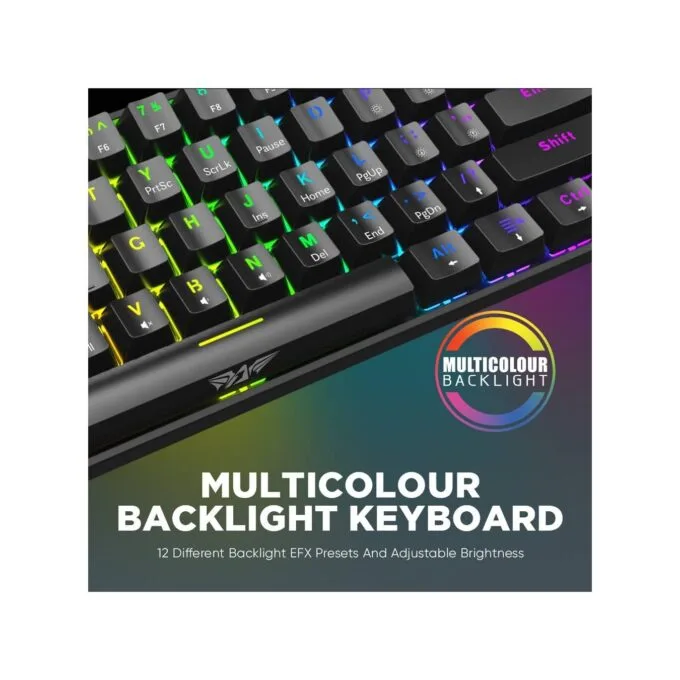 Armaggeddon MKA-1C NEX Black 61-Key Tactile Brown Mechanical Gaming Keyboard — image 2