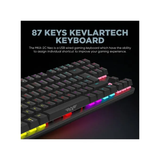 Armaggeddon MKA-2C NEO 87-Key Linear Red Mechanical Gaming Keyboard — image 4