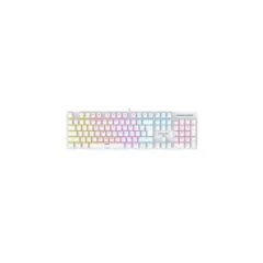 Armaggeddon MKA-7C White Mechanical Gaming Keyboard 104 Linear Red Keys
