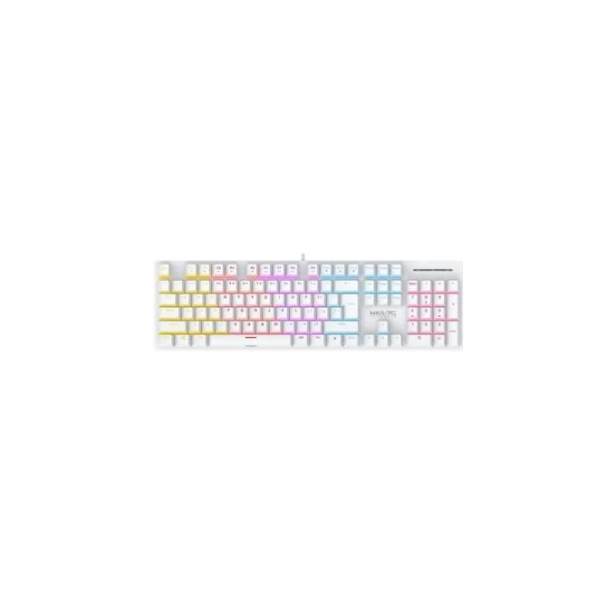 Armaggeddon MKA-7C White Mechanical Gaming Keyboard 104 Linear Red Keys — image 1