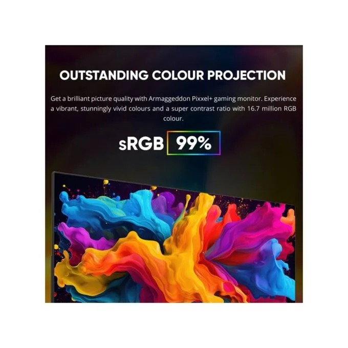 Armaggeddon Pixxel+ PF24HD Super-100 IPS Frameless Monitor 100Hz Black — image 5