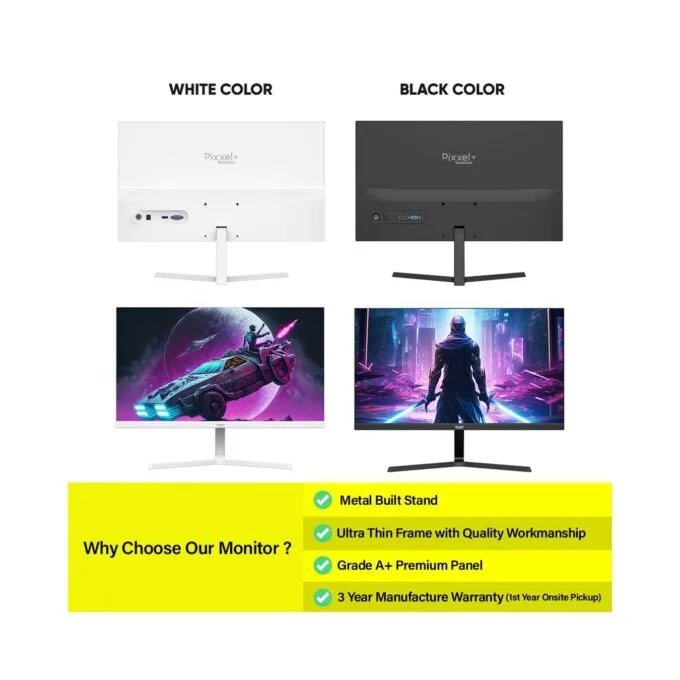 Armaggeddon Pixxel+ PF24HD Super-100 IPS Frameless Monitor 100Hz Black — image 8