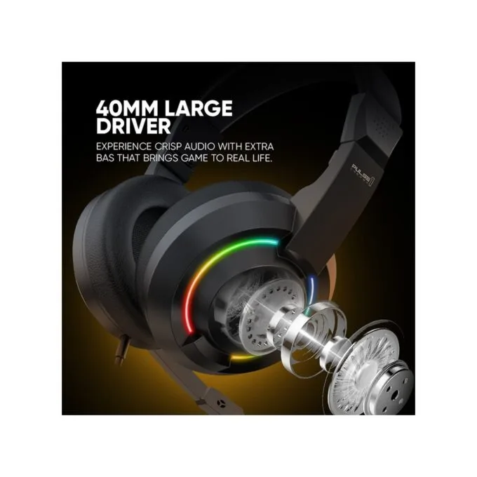 Armaggeddon Pulse 1 Chroma Gaming Headset 3.5mm 2.1 40mm White — image 9
