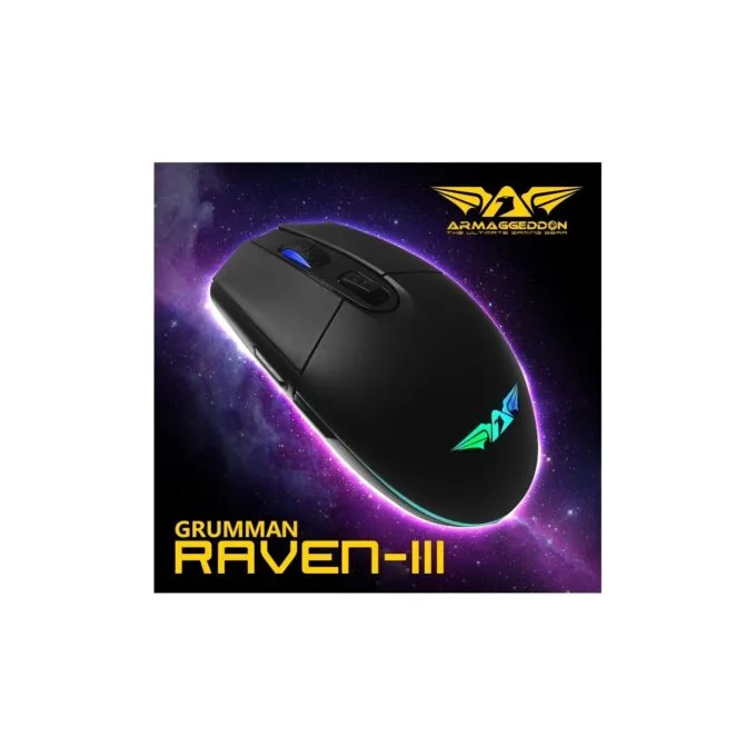 Armaggeddon Raven 3 Pro-Gaming Mouse with Free Mousepad — image 2