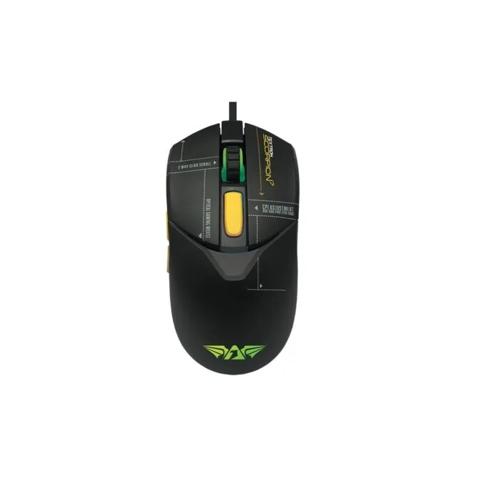 Armaggeddon Scorpion 7 Lite Wired RGB Gaming Mouse - 12800 CPI — image 1
