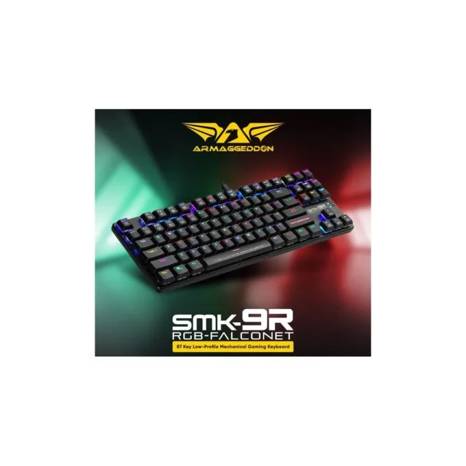 Armaggeddon SMK-9R Low Profile Mechanical Keyboard - 87 Black Switch — image 2
