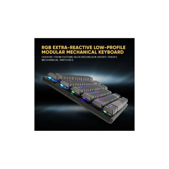 Armaggeddon SMK-9R Low Profile Mechanical Keyboard - 87 Black Switch — image 4