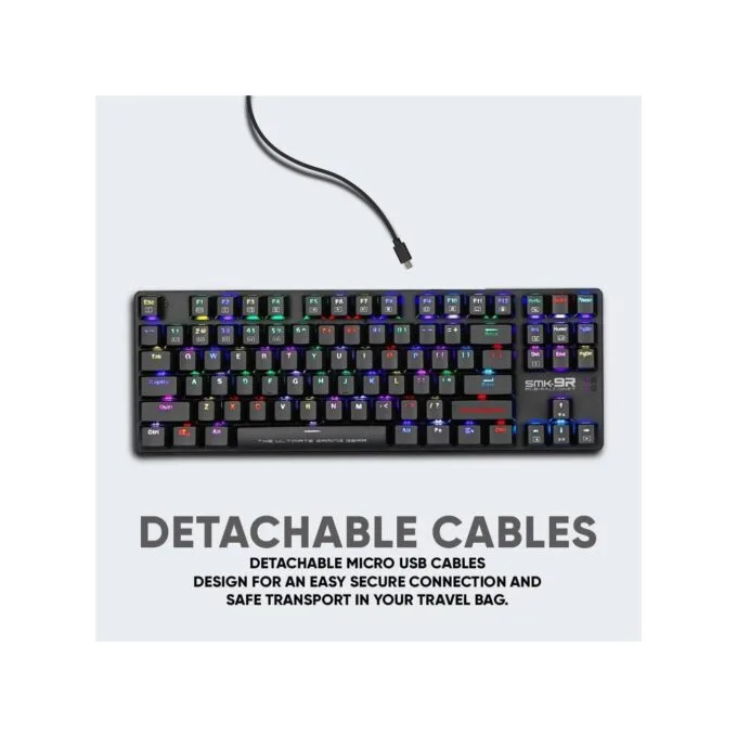 Armaggeddon SMK-9R Low Profile Mechanical Keyboard - 87 Black Switch — image 7