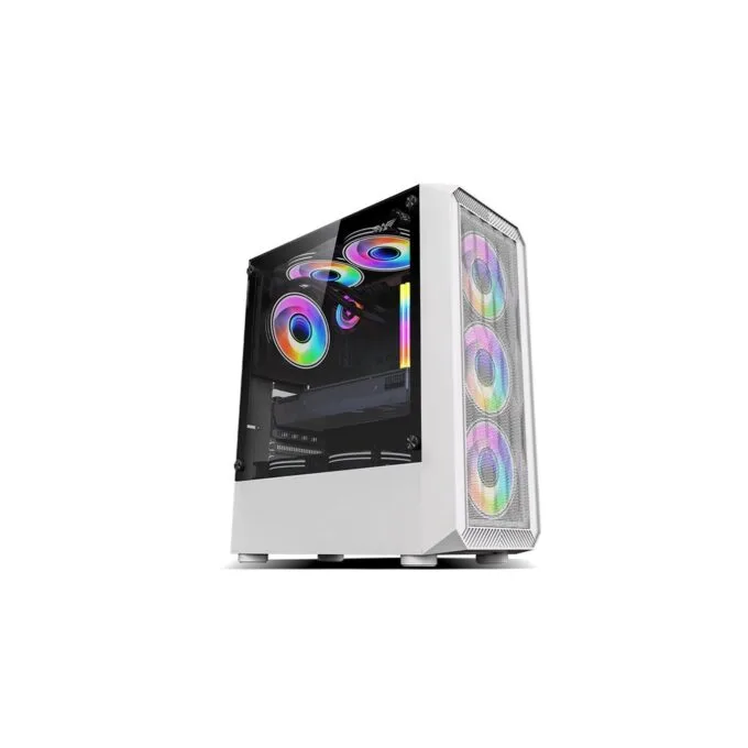 Armaggeddon Tritron Pro 100 ATX 4xARGB White PC Case — image 1