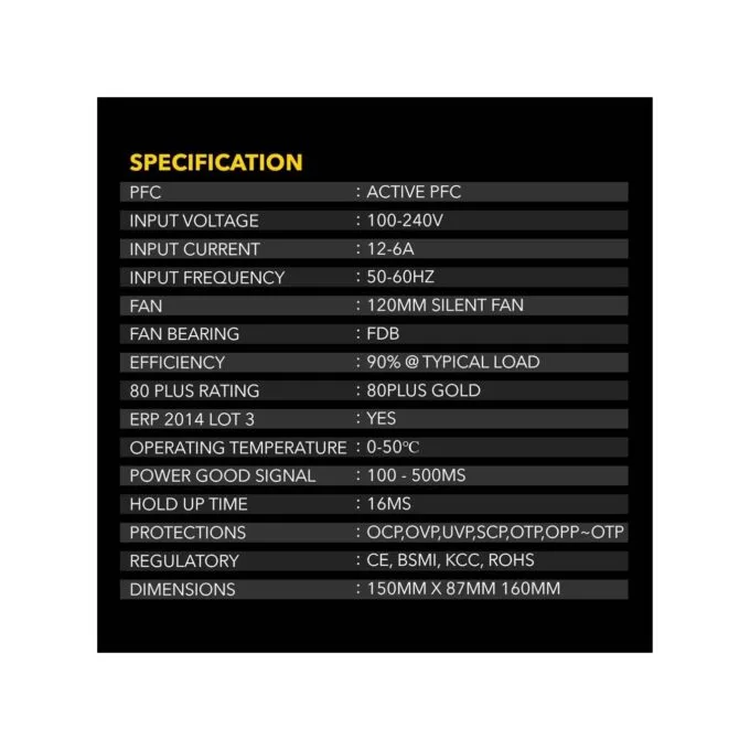 Armaggeddon Voltron Gold 1000 80+ Gold Fully Modular PSU — image 11