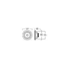 Artsound 6.5'' Waterproof Speakers Round (pair) - MDC64 - 6.5'' Waterproof Speakers Round