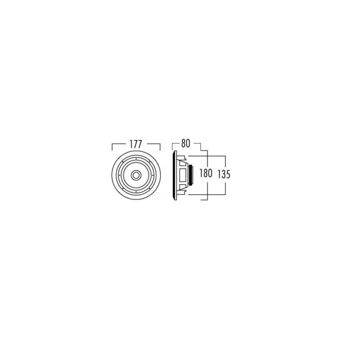 Artsound 6.5'' Waterproof Speakers Round (pair) - MDC64 - 6.5'' Waterproof Speakers Round — image 1