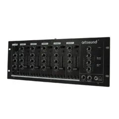 Artsound Audio Mixer - MIKS6.4 - Audio Mixer 6 Channels 4 zones
