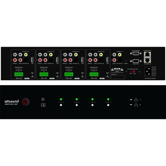 Artsound Multiroom Amplifier - SmartZone 4 - 4xZones — image 3