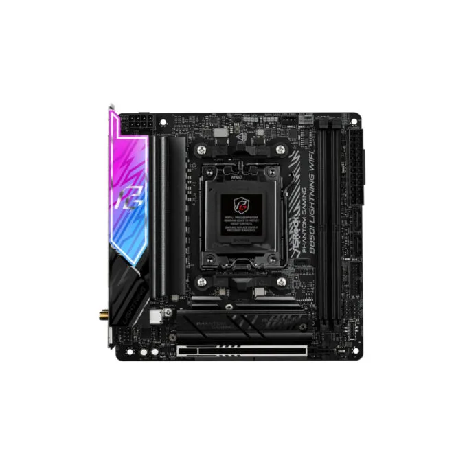 ASRock B850I Lightning WiFi - AM5 Mini‑ITX Motherboard - DDR5, 128GB, PCIe 5.0, Wi‑Fi 6E, 2.5Gb LAN, HDMI 2.1 — image 1