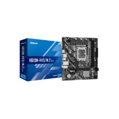 ASRock H610M-HVS M.2 R2.0 - LGA1700 Micro-ATX, Intel H610, Up to 64GB, Ultra M.2
