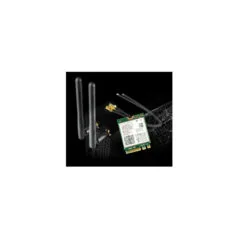 ASRock M.2 WiFi Kit - Intel M.2 Wi-Fi Module with Dual External Antennas - DeskMini Compatible