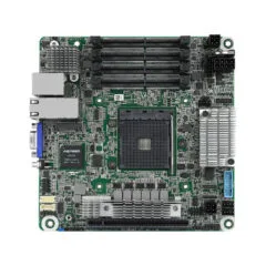 ASRock X570D4I-2T - Mini-ITX AM4 Motherboard, X570 Chipset, 4x SO-DIMM DDR4 (64GB), Dual 10Gb LAN, PCIe 4.0