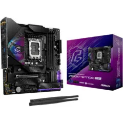 ASRock Z890M Phantom Gaming Riptide WiFi - microATX, LGA1851, DDR5, Wi‑Fi 6E, PCIe 5.0, 256GB, Black