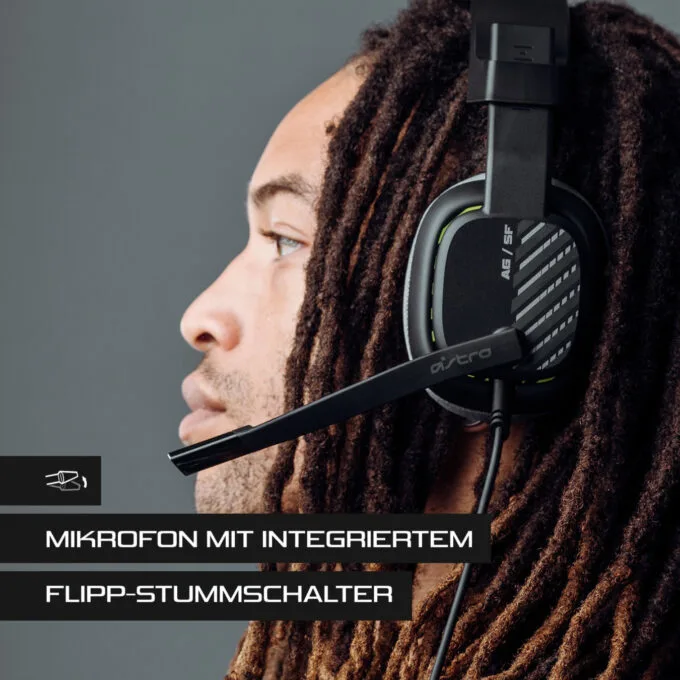 ASTRO Gaming A10 Gen 2 Headset - Wired 3.5mm - Over-Ear, Unidirectional Boom Mic, Black — image 3