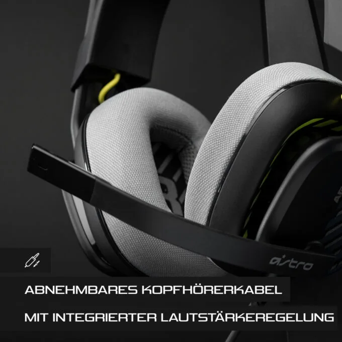 ASTRO Gaming A10 Gen 2 Headset - Wired 3.5mm - Over-Ear, Unidirectional Boom Mic, Black — image 4