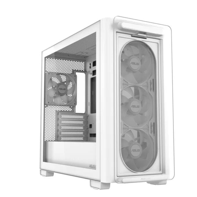ASUS A23 PLUS micro-ATX Tempered Glass 4xARGB Fans White — image 6