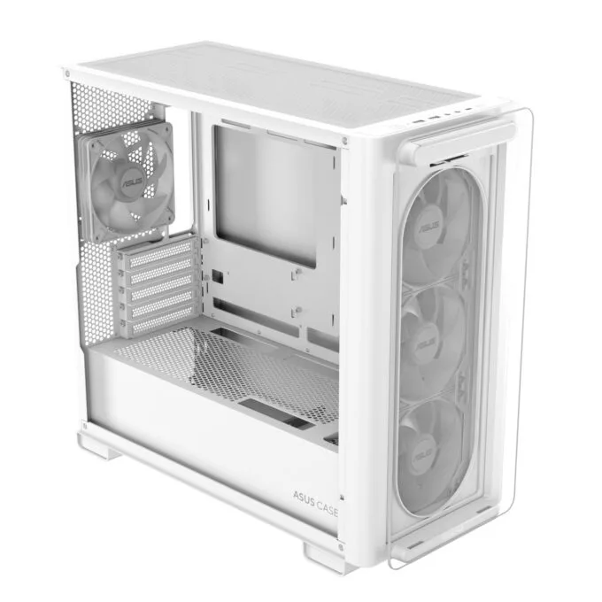 ASUS A23 PLUS micro-ATX Tempered Glass 4xARGB Fans White — image 7