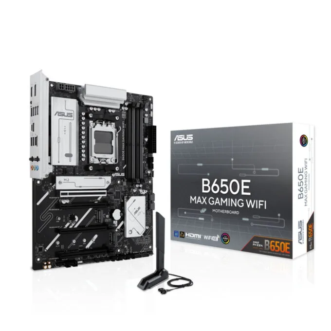 ASUS B650E MAX Gaming WiFi - AM5 ATX Motherboard - DDR5, 4 DIMM 256GB, PCIe 5.0, Wi‑Fi 6E, 2.5Gb LAN — image 1