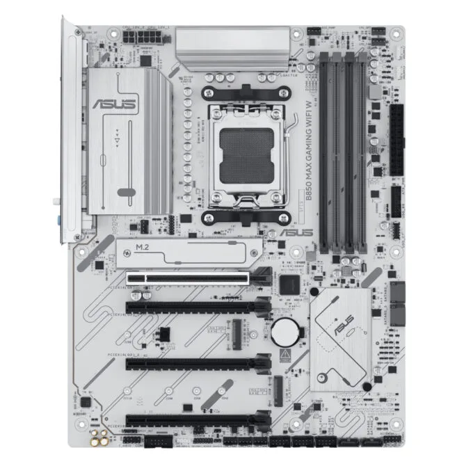 ASUS B850 MAX Gaming WiFi W - AM5 ATX Motherboard, DDR5 256GB, Wi‑Fi 6E, 2.5Gb Ethernet, White — image 1