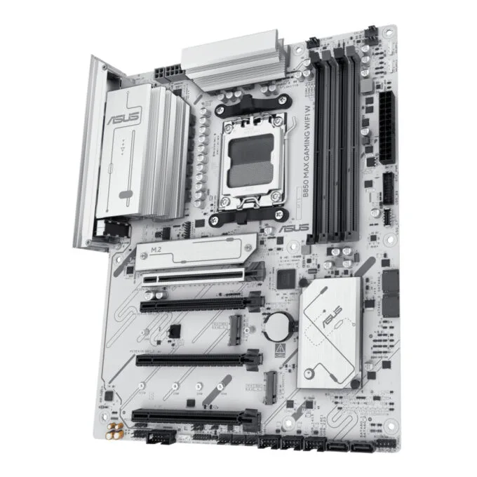 ASUS B850 MAX Gaming WiFi W - AM5 ATX Motherboard, DDR5 256GB, Wi‑Fi 6E, 2.5Gb Ethernet, White — image 4