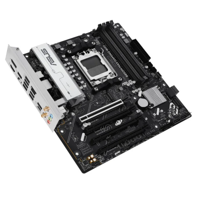 ASUS B850M MAX Gaming WIFI - B850M - AM5 Micro-ATX, DDR5, 4x DIMM, Wi-Fi, 256GB Max — image 4