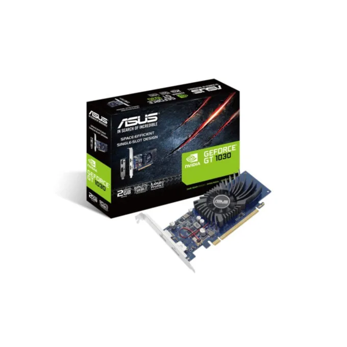 ASUS GeForce GT 1030 BRK - 2GB GDDR5, 1506 MHz Boost, Black/Blue, PCIe 3.0 — image 2