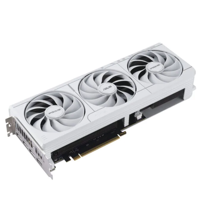 ASUS GeForce RTX 5070 Prime White OC - 12GB GDDR7, Boost 2557 MHz, PCIe 5.0, 3xDP+1xHDMI — image 3