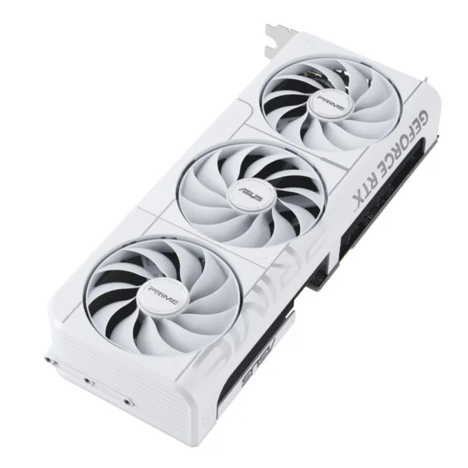 ASUS GeForce RTX 5070 Prime White OC - 12GB GDDR7, Boost 2557 MHz, PCIe 5.0, 3xDP+1xHDMI — image 4